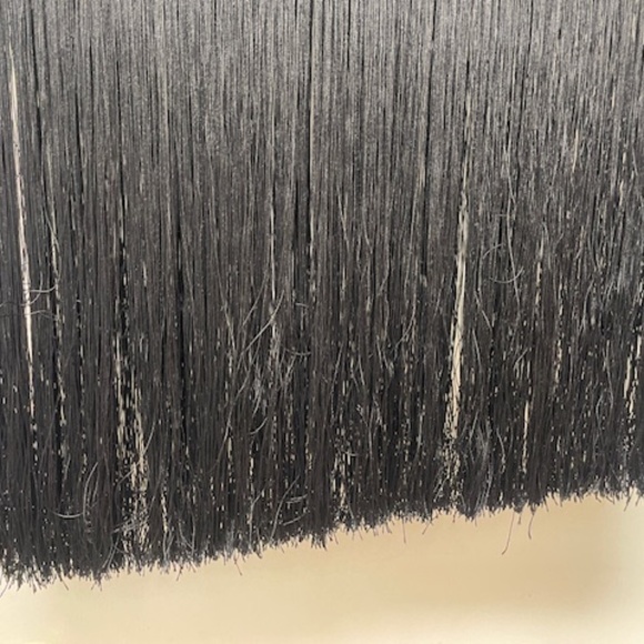 Helmet Lang Black Lamb Leather and Fringe Skirt EUC - Picture 8 of 14